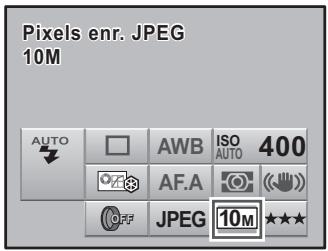 PENTAX KM+KC+2 OBJ.+FT+4GO - Utilisez le bouton de navigation (▲▼▲▶) pour sélectionner [pixels enrich. JPEG] puis appuyez sur le bouton OK. - 1