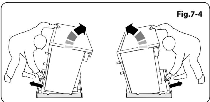 FALCON ELAS 110 EIRG/EU VERT - Déplacement de la cuisinière - 6