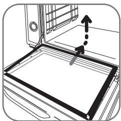 ROWENTA OC 375130 - • Démontage de la vitre intérieure - 2