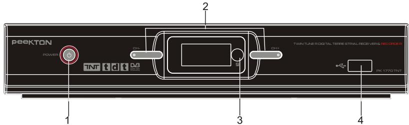 PEEKTON PK 1770 TNT - Panneau avant - 1