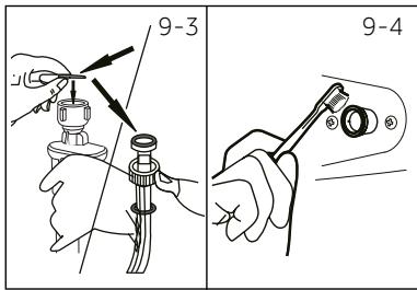 HAIER SECHE LINGEEVACUAT FRONTAL - Vanne et filtre d'arrivée d'eau - 1