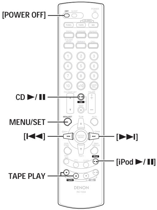 DENON DF 102 - Opérations système - 5