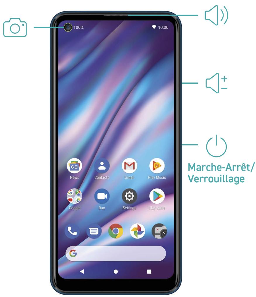 WIKO SmartphoneViewsPlusBlue - Contenu du coffret : - 2