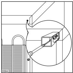 FAURE FRB 33 ND BLANC - Pour changer le sens d'ouverture des portes - 1