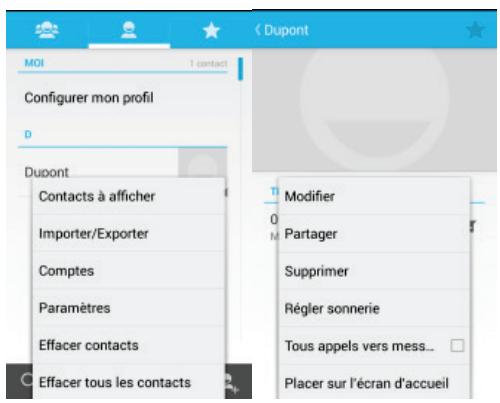 LOGICOM L-EMENT 400 4 GO NOIR - Utilisation des menus contextuels. - 1