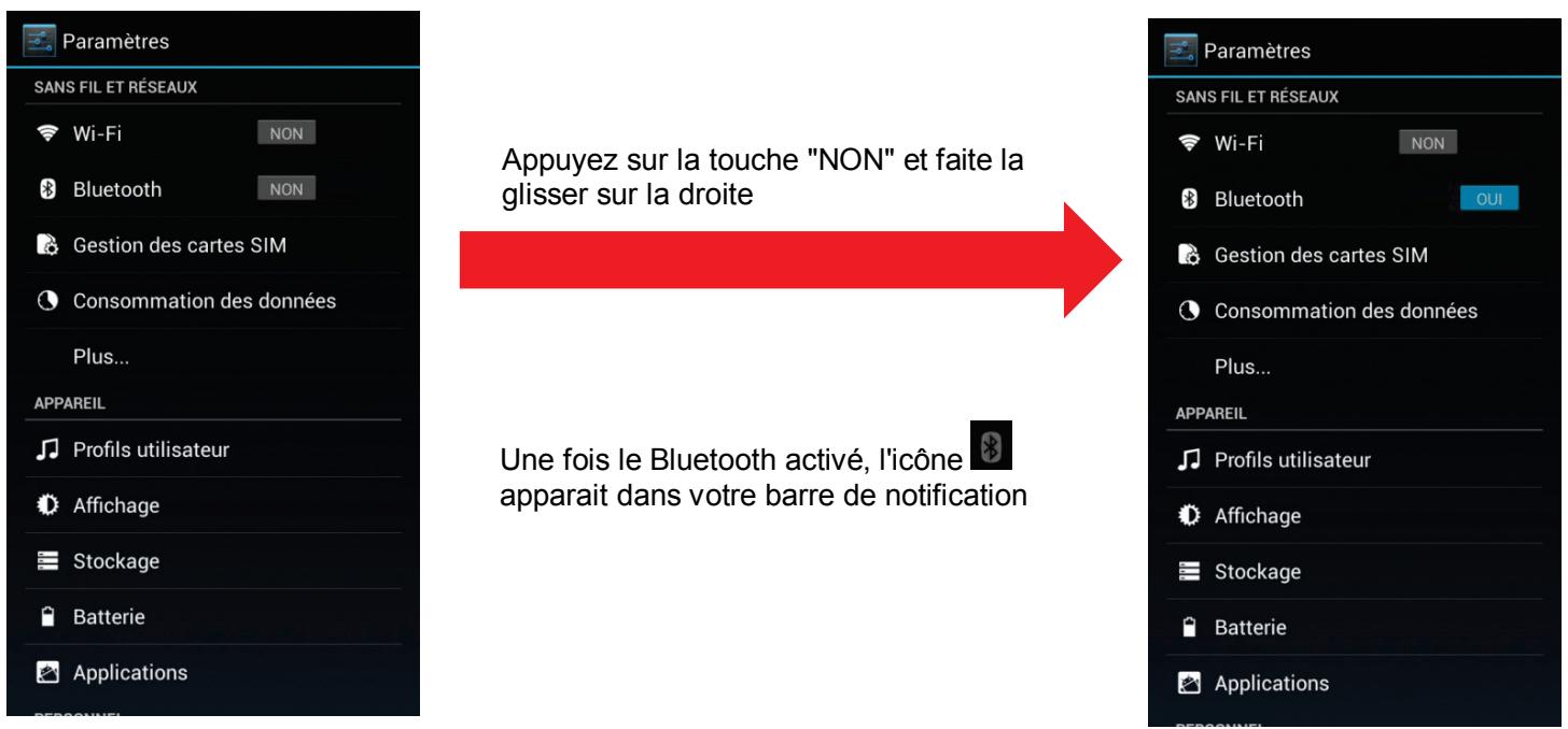 LOGICOM L-EMENT 400 4 GO NOIR - Activer le bluetooth - 1
