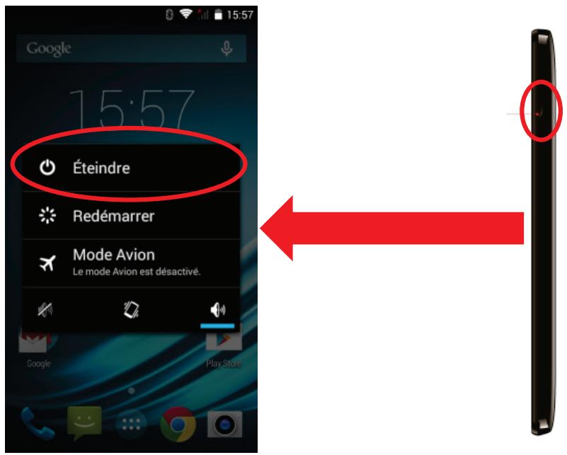 LOGICOM L-EMENT 400 4 GO NOIR - Allumer/éteindre votre smartphone - 1