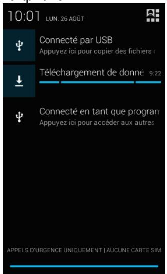 LOGICOM L-EMENT 400 4 GO NOIR - Gestion du panneau des notifications - 1