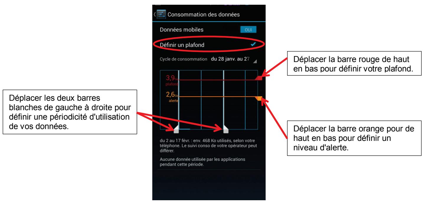 LOGICOM L-EMENT 400 4 GO NOIR - Consommation des données - 2