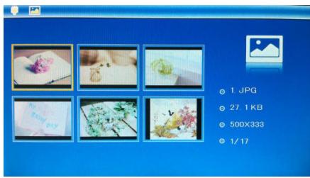 PROLINE PL-DPF1015 - AFFICHER LES PHOTOS - 3