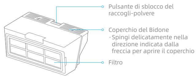 DREAME ASPI-ROBOTW10 - Contenitore Raccoglipolvere - 1