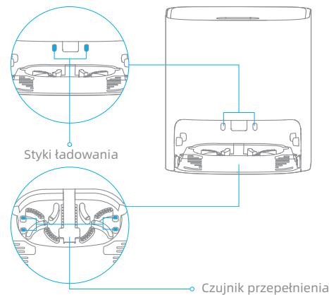 DREAME ASPI-ROBOTW10 - Stykiładowania podstawy samooczyszczajść i czujnik przypełnienia - 1