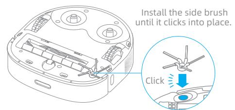 DREAME ASPI-ROBOTW10 - Install the side brush - 1