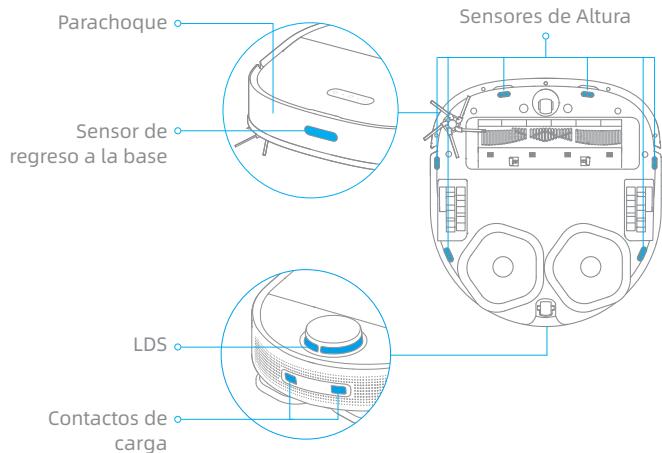 DREAME ASPI-ROBOTW10 - Sensors de Robot y Contactos de Carga - 1