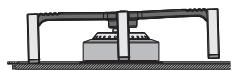 SMEG PX7502 - Positionnement des grilles - 6