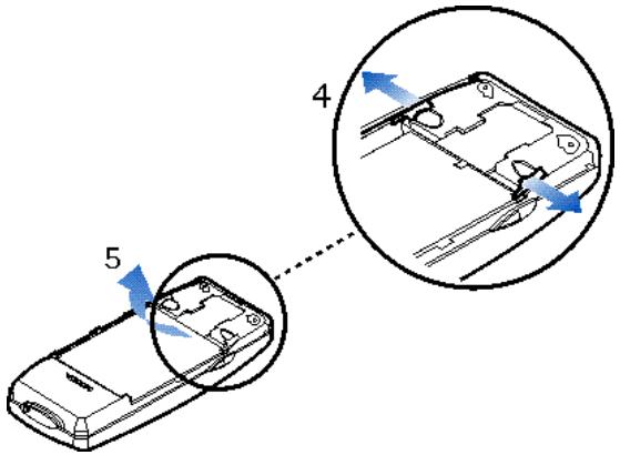 NOKIA 9353188 - Insérer la carte SIM dans le téléphone - 2