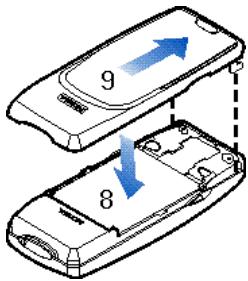 NOKIA 9353188 - Insérer la carte SIM dans le téléphone - 5