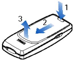 NOKIA 9353188 - Insérer la carte SIM dans le téléphone - 1