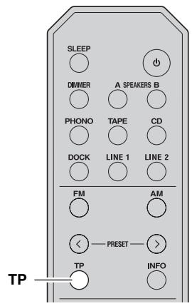 YAMAHA R-S300 SI ARGENT - Fonction de recherche TP (stations FM uniquement) - 2