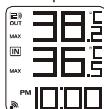 OREGON SCIENTIFIC RDREV EW92 NOIR - Afficher les relevés de temperature MINI. et MAXI. - 1
