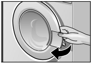 BOSCH WFH2462/2062 - Lavage/Ouvrir la porte de charge/Charger le linge/Fermer la porte - 1