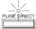 YAMAHA AX-596 - Utilisation de l'interrupteur PURE DIRECT - 1