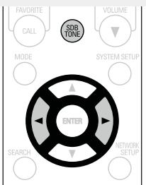 DENON D-F109N SPBK SILV. - Réglage de la tonalité - 2