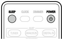 DENON D-F109N SPBK SILV. - Pour annuler la minuterie de veille - 1