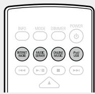 DENON D-F109N SPBK SILV. - ☐ Sélection de la source d'entrée à l'aide de la télécommande - 1