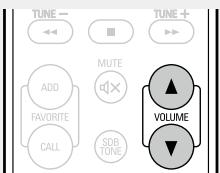 DENON D-F109N SPBK SILV. - Réglage du volume principal - 2