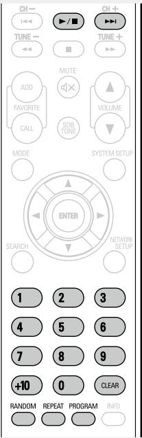 DENON D-F109N SPBK SILV. - Lecture des plages dans un ordre personnalisé (Lecture du programme) - 1