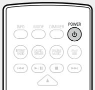DENON D-F109N SPBK SILV. - Appuyez sur POWER ⏻. - 1
