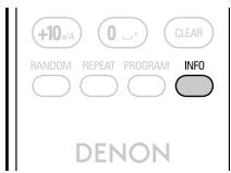 DENON D-F109N SPBK SILV. - □ Changement de l'affichage - 1