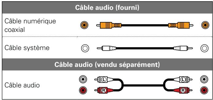 DENON D-F109N SPBK SILV. - Câbles utilisés pour les connexions - 1
