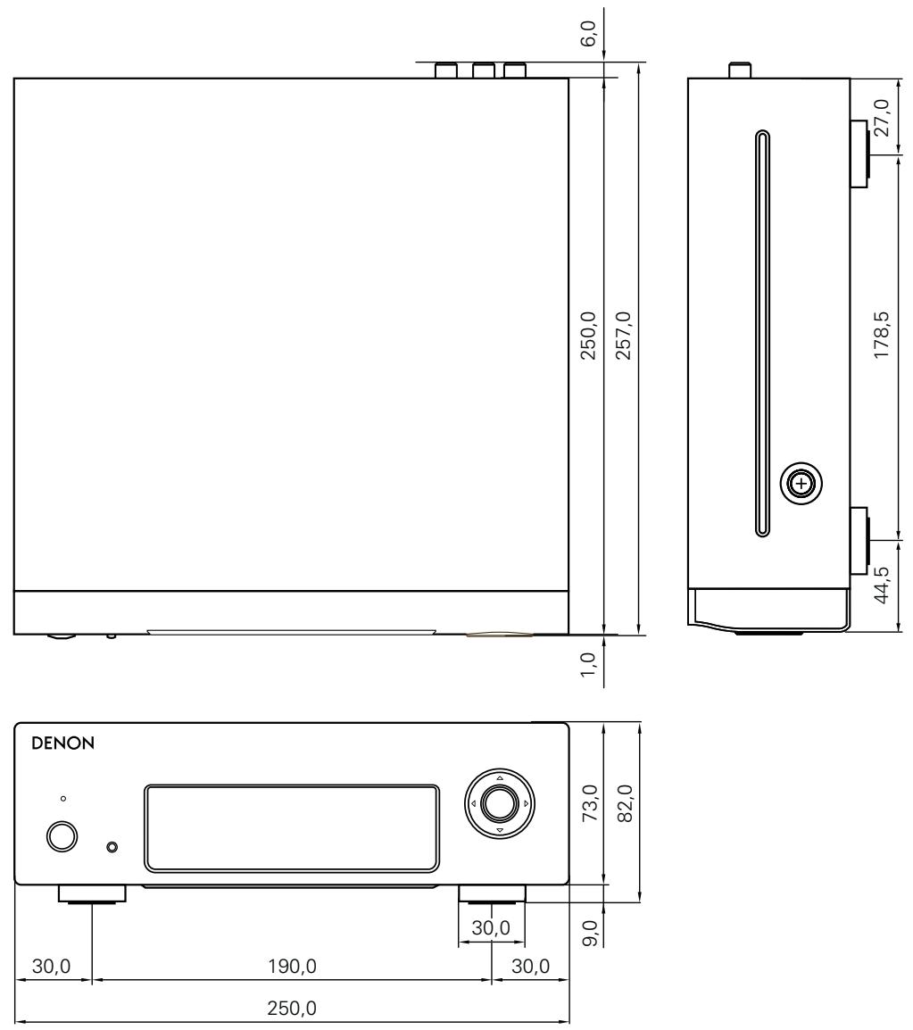DENON D-F109N SPBK SILV. - W - 1