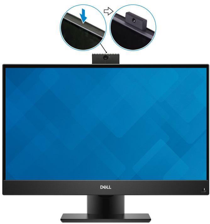 DELL INSPIRON AIO 245477 R63YP - Accès à l'assemblage de la caméra rétractable - 1
