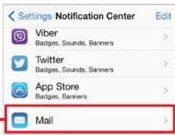 COGITO CLASSIC METAL NOIR - Activez les notifications d'email entrant dans le centre de notifications ios. - 2