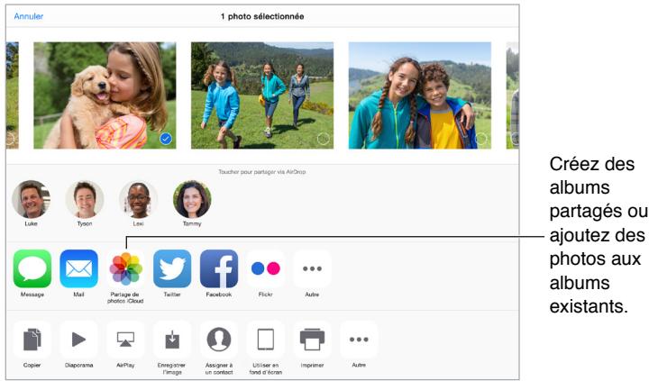 APPLE IPAD AIR 2 CEL64 SILCO - Partage des photos iCloud - 1