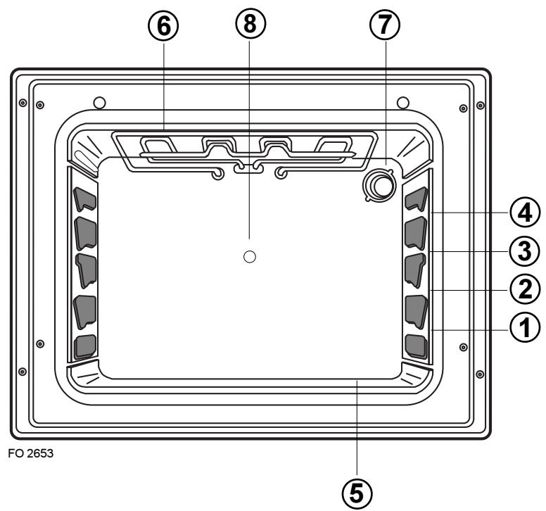 FAURE CGC 6942 W BLANC - Bandeau de commande - 4