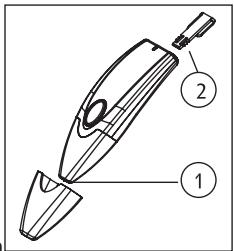 EPILADY EP720-02SC - Instructions d'utilisation générales description de la poignée d'opération - 1