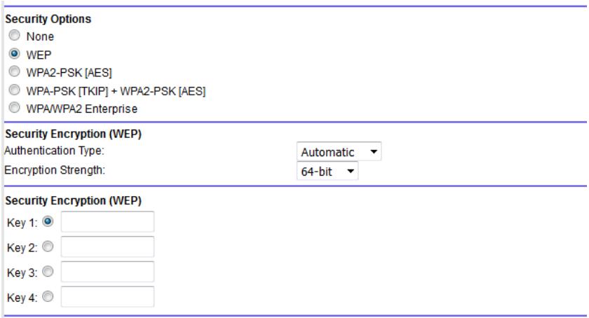 NETGEAR R6080-AC1000 - To configure WEP security: - 1