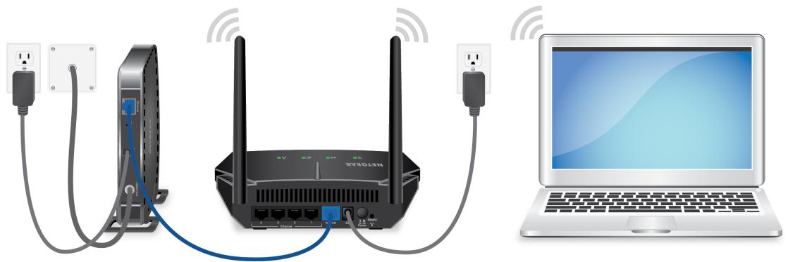 NETGEAR R6080-AC1000 - Cable Your Router - 1
