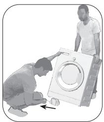 DARTY WTS8400WDOS - Retrait des renforts de conditionnement - 1