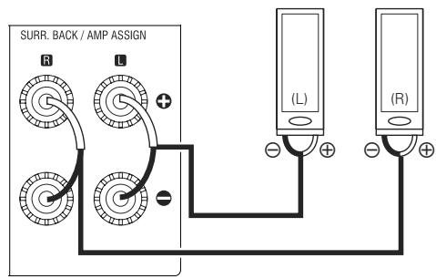 PHILIPS AVR-1910 BKE2 - Branchement des enceintes - 1