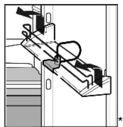 LIEBHERR IKP 2214 - Déplacer les balconnets de contre-porte - 1