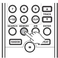 ONKYO CS-5VL - Ajouter une nouvelle piste en mémoire - 1