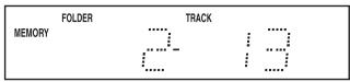 ONKYO CS-5VL - Quand TRACK clignote, entrez le numéro de la piste souhaitée en utilisant les touches de chiffre. - 2