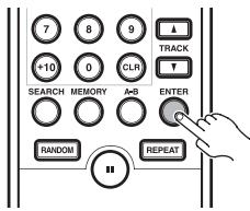 ONKYO CS-5VL - Appuyez sur le bouton ENTER. - 1