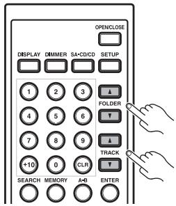 ONKYO CS-5VL - Sélectionner des dossiers et des pistes - 1