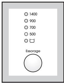 FAURE FWG 5145 - Choix de la vitesse d'essorage - 1